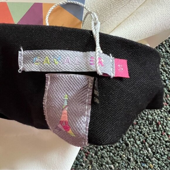 Black & White Color-block Structured Turtleneck Long-Sleeve A-line Gown Dress S - Picture 15 of 16